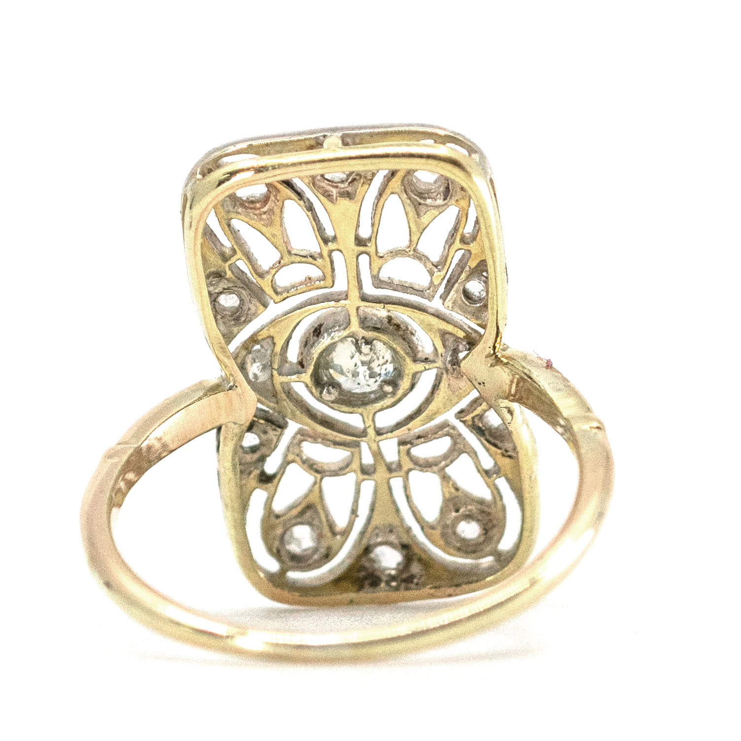 ダイヤモンド、18カラットリング10256-2259- Binenbaum Antiques & Jewelry