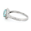 Aquamarine Diamond 18k Cluster Ring 1714-4387 - Image 7