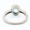 Aquamarine Diamond 18k Cluster Ring 1714-4387 - Image 8