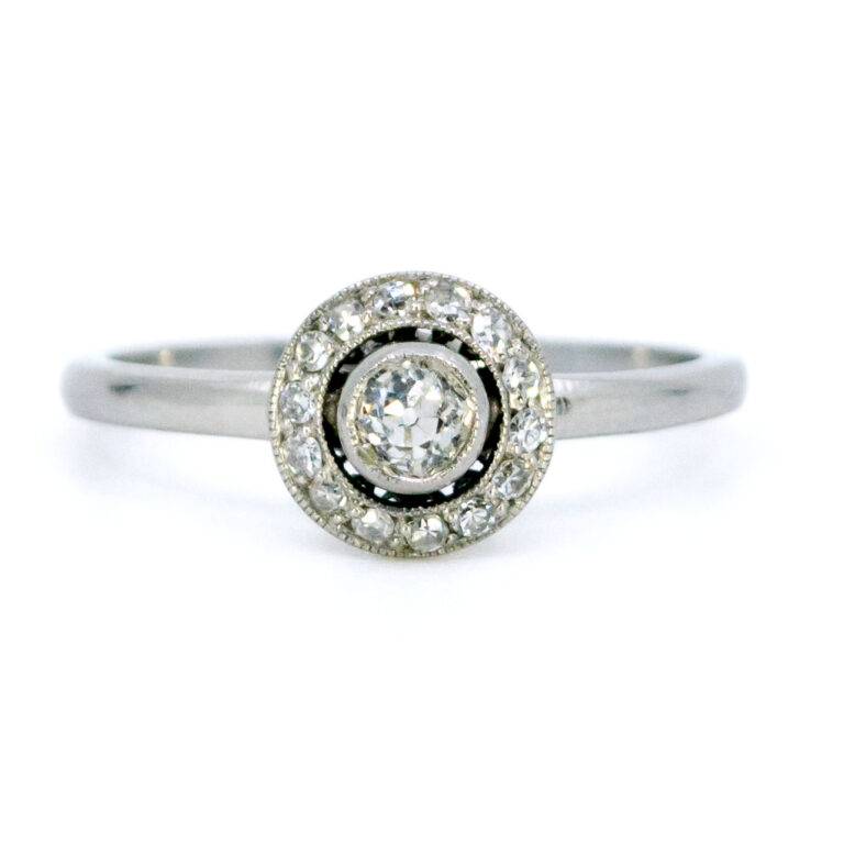 Diamond Platinum Target Ring 10480-0047 Image1