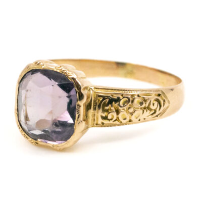 Amethyst 14k Solitaire Ring 10644-1451 Image2