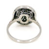 Diamond Sapphire Platinum Cluster Ring 10876-5008 Image4