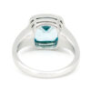 Topaz Diamond 14k Cushion-Cut Ring 10995-0169 Image4