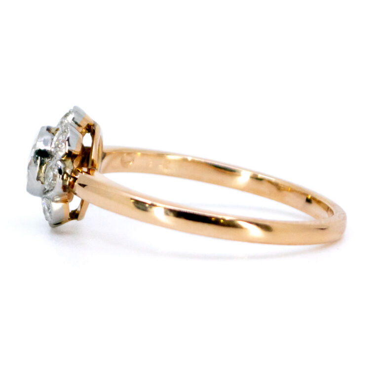 Diamond 18k Platinum Halo Ring 11140-5015 Image3