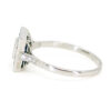 Diamond Sapphire Platinum Square-Shape Ring 11142-0106 Image3