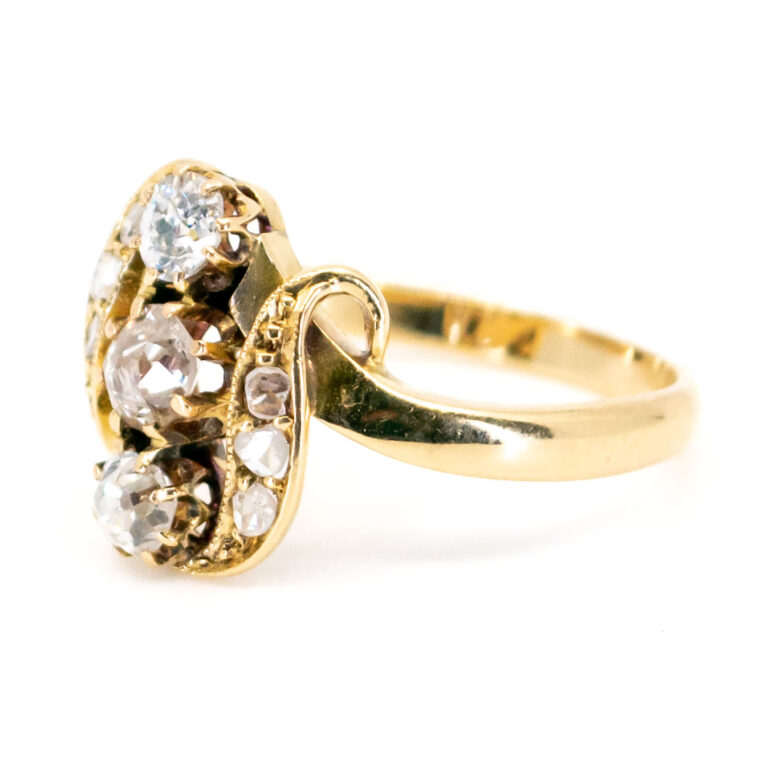 Diamond 18k Scroll Ring 11492-2277 Image2