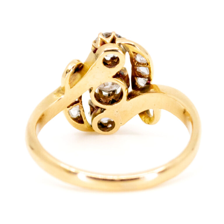 Diamond 18k Scroll Ring 11492-2277 Image4