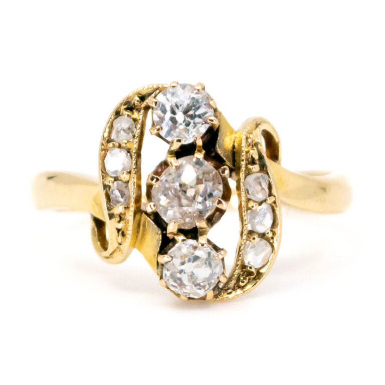 Diamond 18k Scroll Ring 11492-2277 Image1