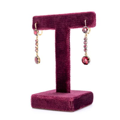 Garnet 14k Antique Earrings 11493-2278 Image2