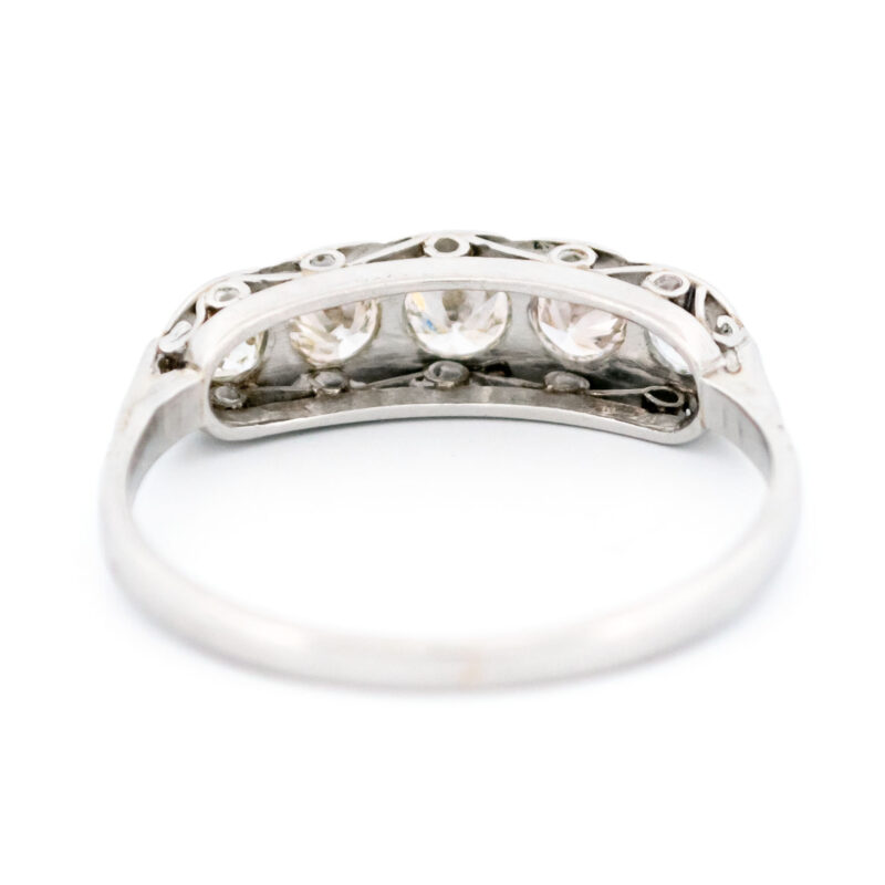 Diamant Platina Rij Ring 11719-1973 - Afbeelding 6