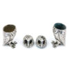 Silver Owl Salt And Pepper Shakers Set 11737-2851 Image3