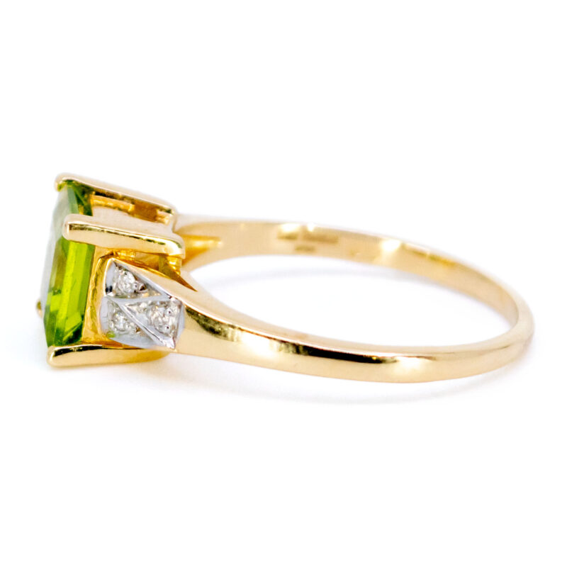 Diamond Peridot 14k Ring 11828-0206 Image3