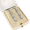 Diamond Platinum Drop Earrings 12343-2344 - Image 6