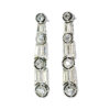 Diamond Platinum Drop Earrings 12343-2344 Image1
