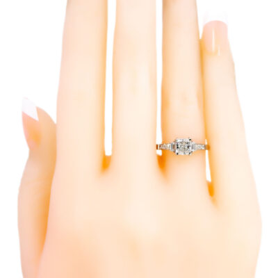 Diamond Platinum Solitaire Ring 12401-5032 Image5