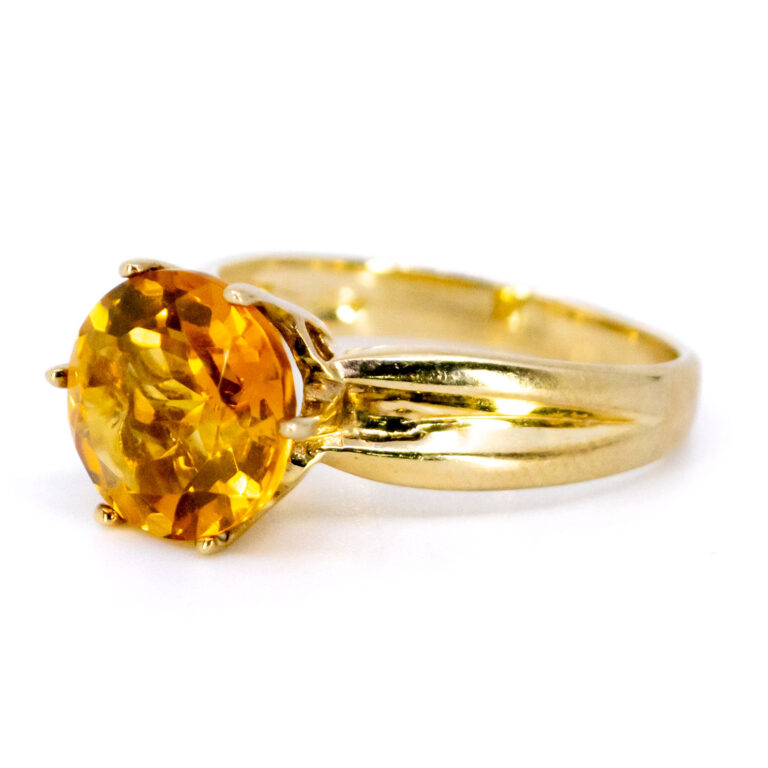 Citrine 9k Solitaire Ring 12872-8049 Image2