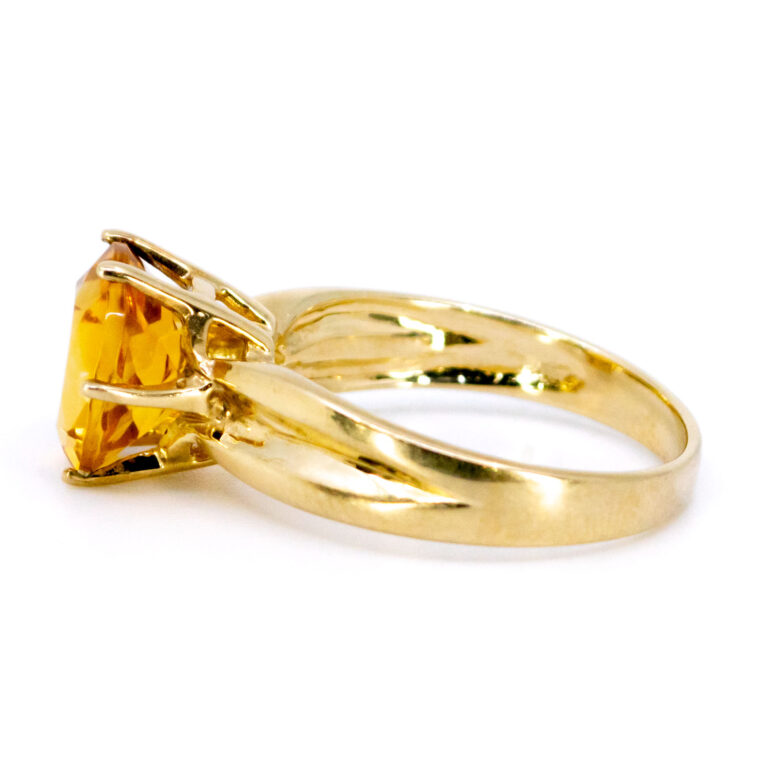 Citrine 9k Solitaire Ring 12872-8049 Image3