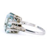 Aquamarine Diamond 14k Solitaire Ring 12917-8131 Image4