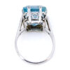 Aquamarine Diamond 14k Solitaire Ring 12917-8131 Image5