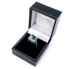 Aquamarine Diamond 14k Solitaire Ring 12917-8131 - Image 6