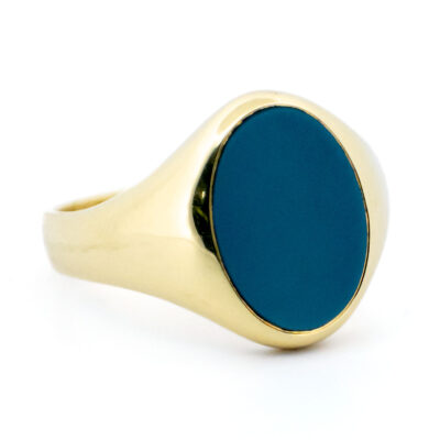 Agate 14k Signet Ring 13372-8159 Image2