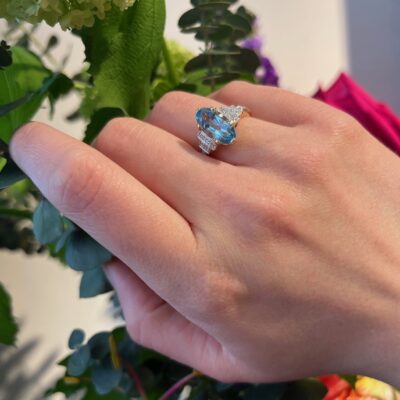 Topaz Diamond 14k Ring 13759-0237 Image2