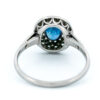 Sapphire Diamond Platinum Double Cluster Ring 13813-5107 - Image 6