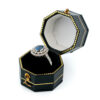 Sapphire Diamond Platinum Double Cluster Ring 13813-5107 - Image 7