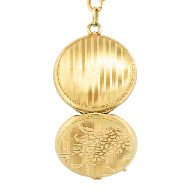 14k Memorial Hair Locket 13829-8228 Image4