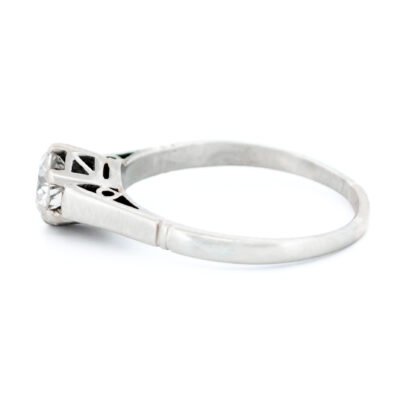 Diamond 18k Solitaire Ring 14061-8278 Image2