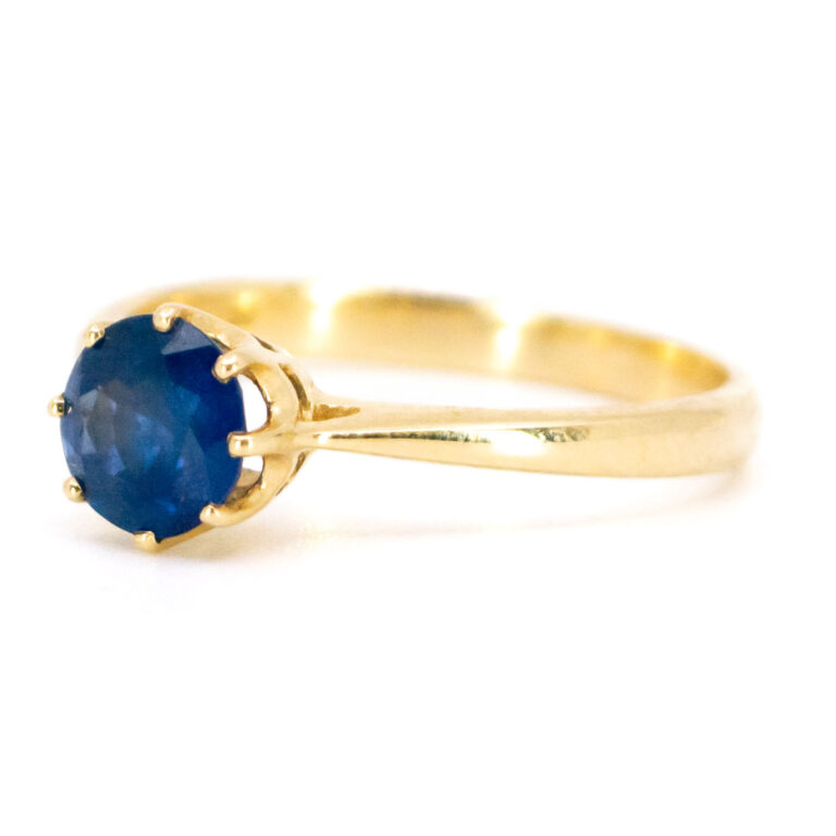 Sapphire 14k Solitaire Ring 14069-8285 Image3