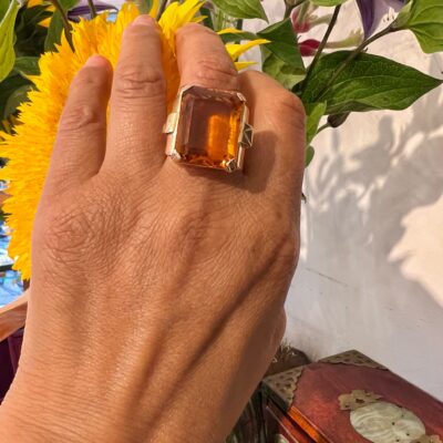 Citrine 14k Retro Ring 14256-2422 Image2
