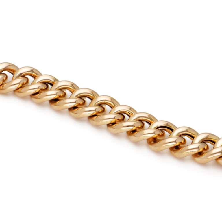 14k Curb Link Bracelet 14321-8304 Image4