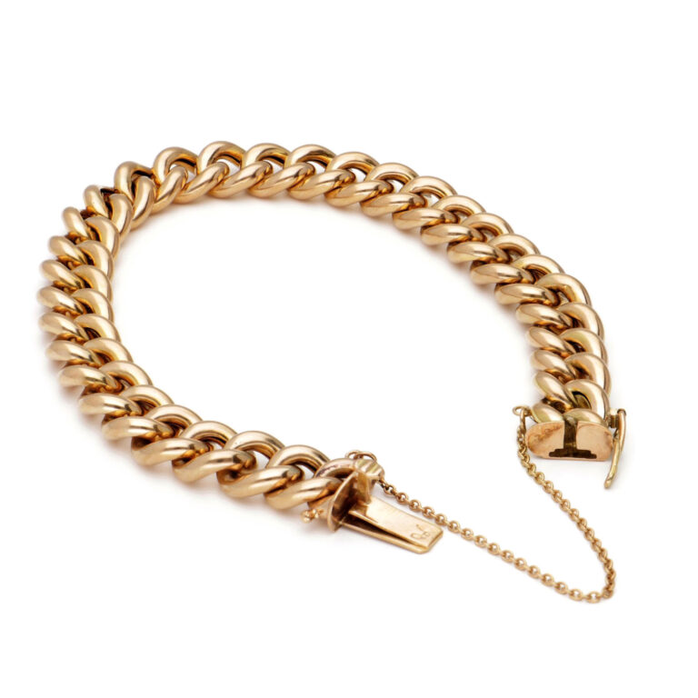 14k Curb Link Bracelet 14321-8304 Image1