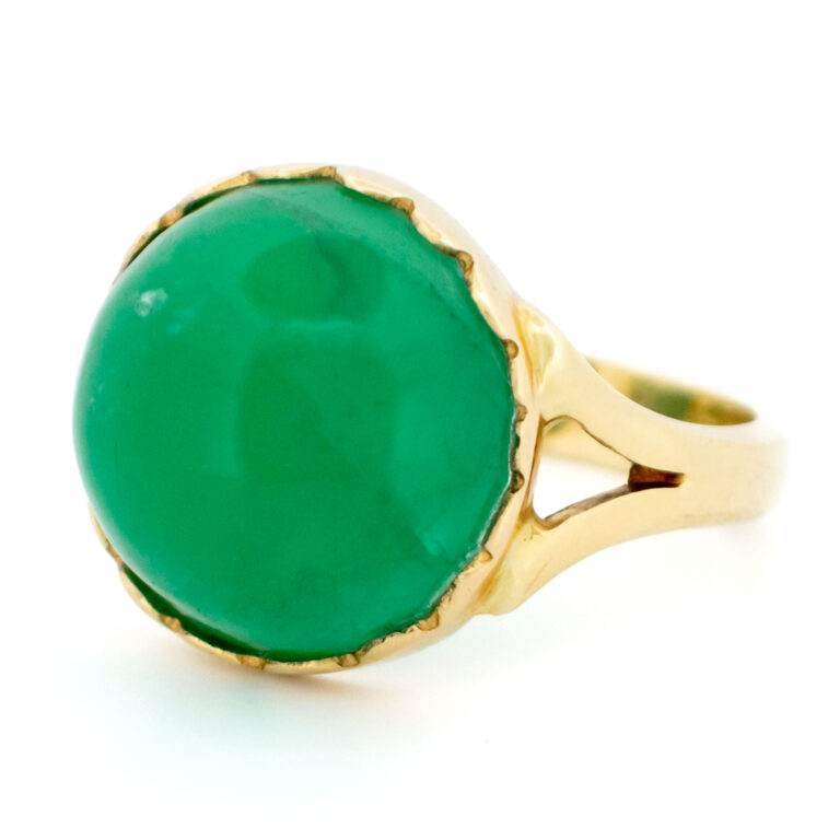 Emerald 14k Solitaire Ring 14411-8325 Image4