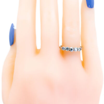 Diamond Platinum Row Ring 14454-7105 Image2