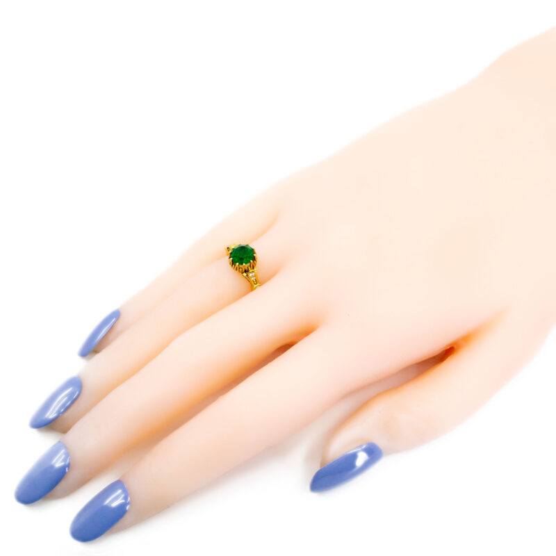Smaragd diamanten 9k solitaire ring 14518-8352 14518-8352 Image2
