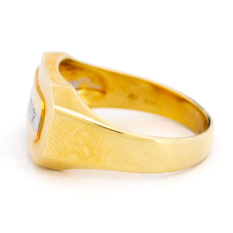 Diamond 14k Signet Ring 15159-8513 Image4