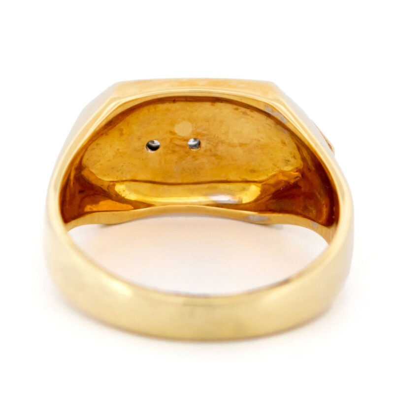 Diamond 14k Signet Ring 15159-8513 Image5