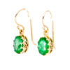 Emerald 14k Pendant Earrings 15186-8536 Image2