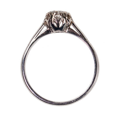 Diamond Platinum Solitaire Ring 2100-0108 Image2