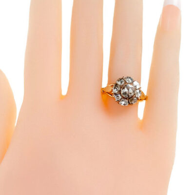 Diamond 18k Cluster Ring 3593-1680 Image2