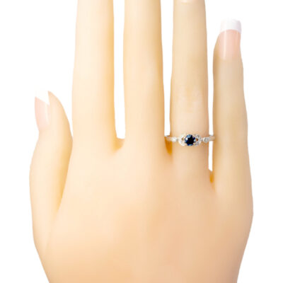 Sapphire Diamond 18k Ring 5072-4669 Image2