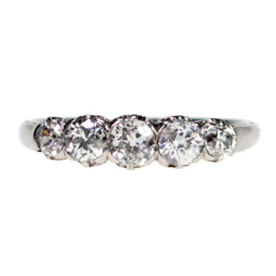 Diamond Platinum Row Ring 51-0664 Image1