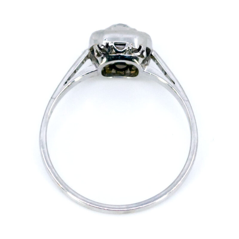 Diamond Sapphire Platinum Target Ring 6866-4862 Image5