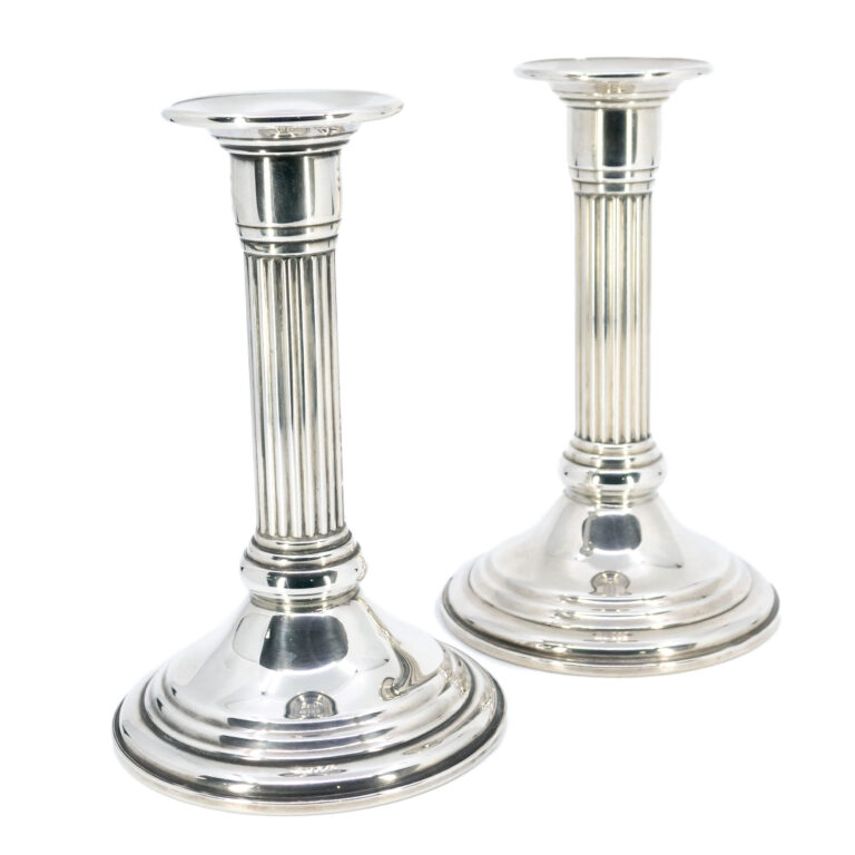 Silver Taper Candlesticks 697-1144 Image2