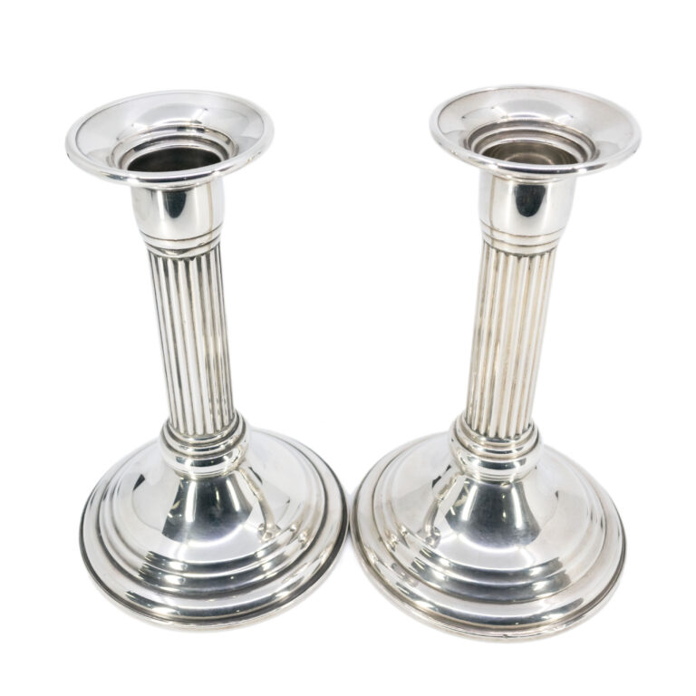 Silver Taper Candlesticks 697-1144 Image3