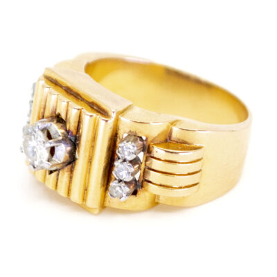 Diamond 18k Retro Ring 7175-0156 Image2