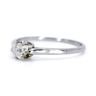 Diamond Platinum Solitaire Ring 7963-0029 Image2