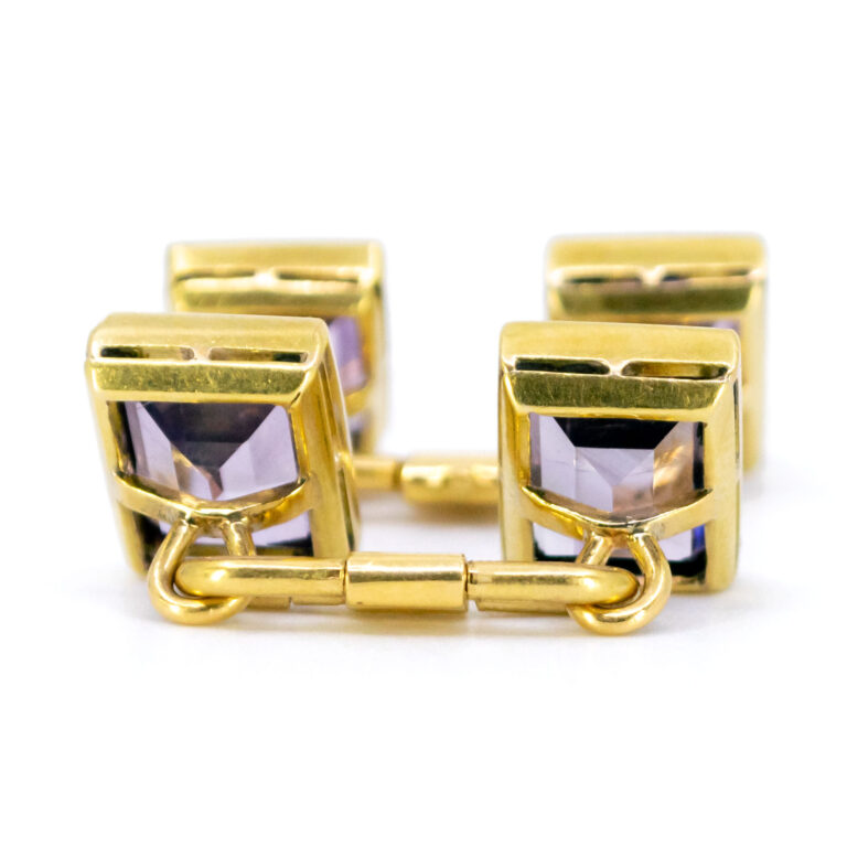 Amethyst 18k Breveté Cufflinks 8596-2073 Image4